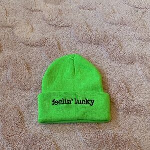 Green Beanie - Feelin' Lucky